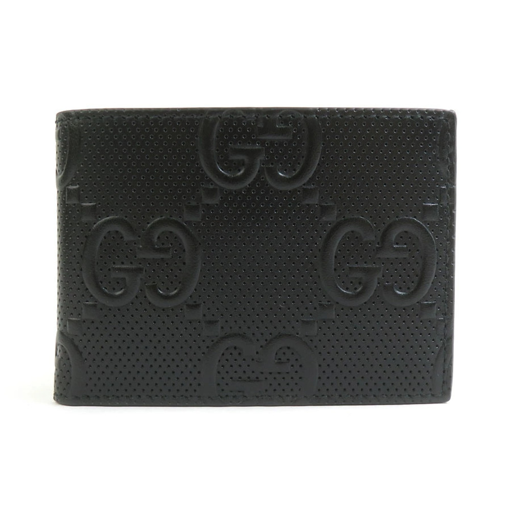 Gucci Billfold Leather Wallet Black - Picture 1 of 5